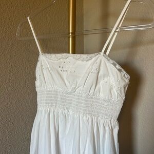 Zara White Maxi Dress